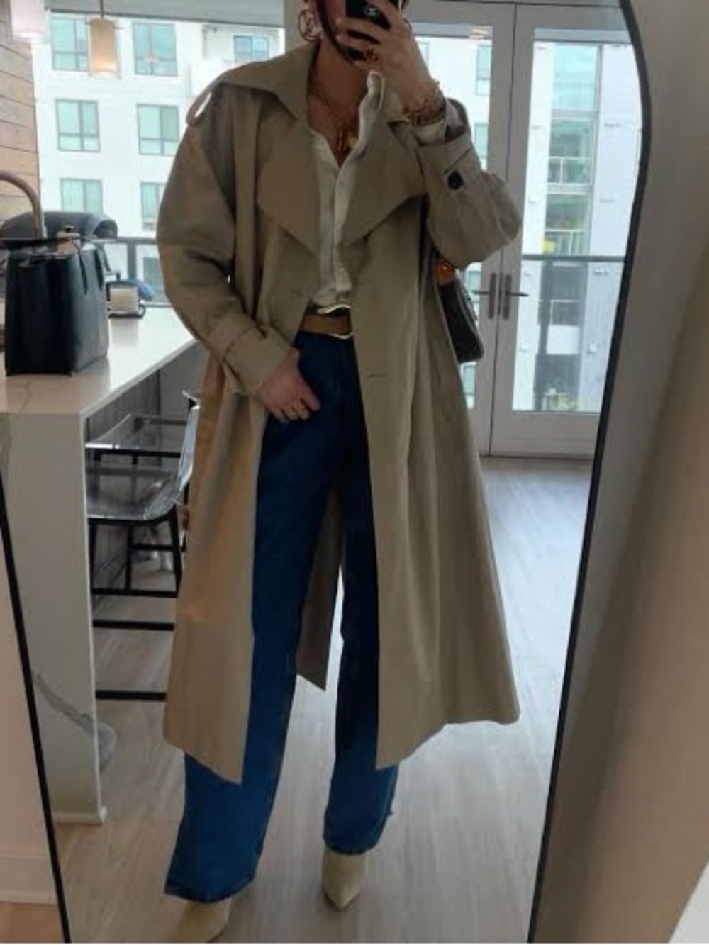Banana republic Classic cotton twill Trench Coat in petite XXS